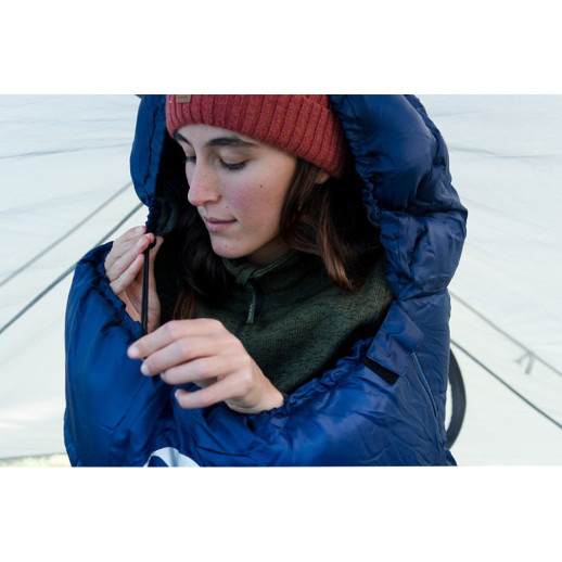 Спальник с капюшоном Naturehike MJ600 CNK2300SD014, темно-голубой