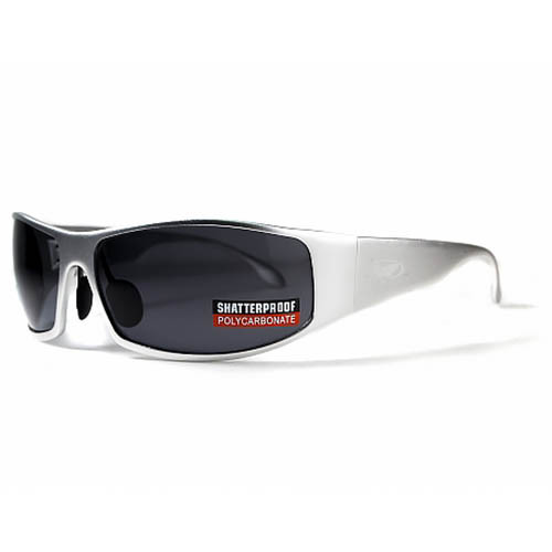 Очки Global Vision BAD-ASS 1 Silver (gray) черные в металлической оправе