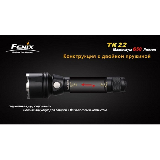 Тактический фонарь Fenix TK22  Cree XM-L U2 LED