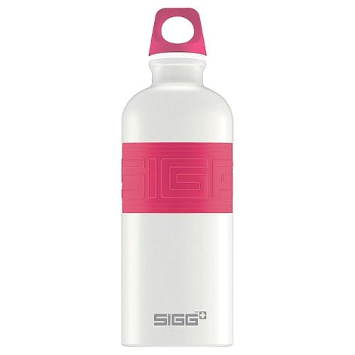 Бутылка для воды SIGG CYD Pure White Touch, 0.6 л (розовая)