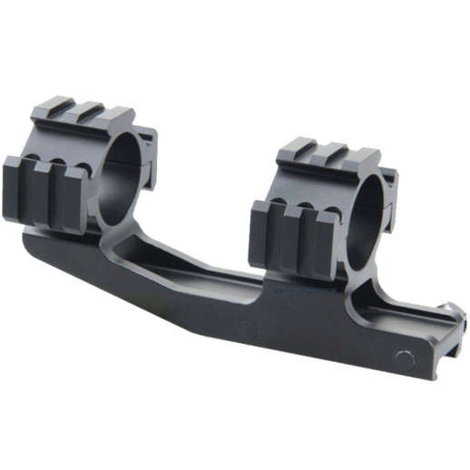 Моноблок Vector Optics 30 мм AR с планками Пикатини на кольцах по бокам и сверху.