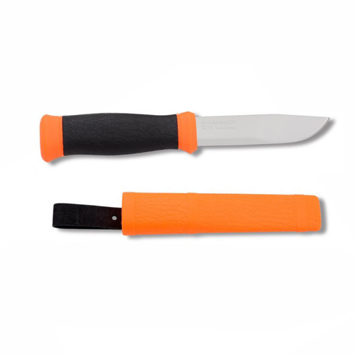 Нож Morakniv Outdoor 2000 Orange, нерж.сталь + Multitool Fonarik 2020 акционный