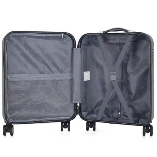 Чемодан Semi Line 20" (S) Black (T5787-1)