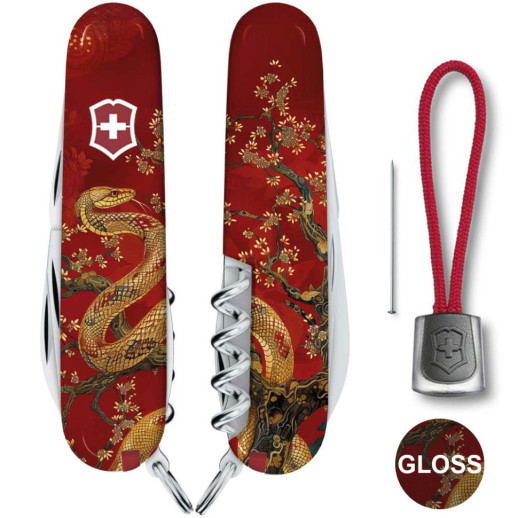 Складной нож Victorinox SPARTAN ZODIAC Золотая змея 1.3603.Z4200pk