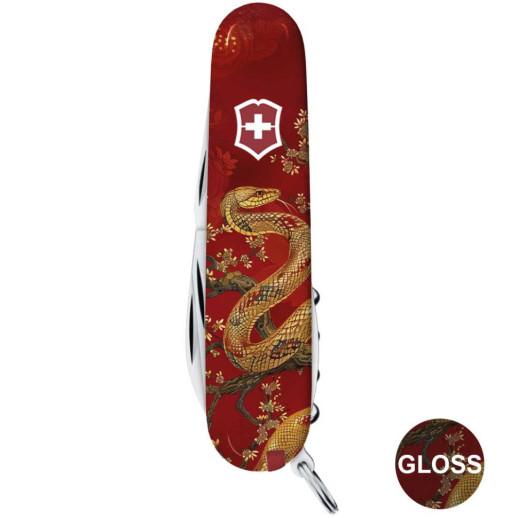 Складной нож Victorinox SPARTAN ZODIAC Золотая змея 1.3603.Z4200pk