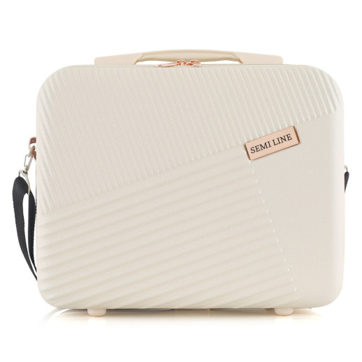 Бьюти-кейс Semi Line 12L Ecru (T5757-1)