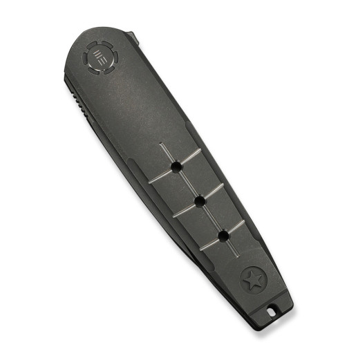 Нож складной туристический Weknife Hull (9.9 см) Bohler M390 / Titanium серый