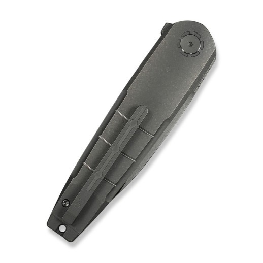 Нож складной туристический Weknife Hull (9.9 см) Bohler M390 / Titanium серый