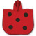Полотенце-пончо Little Life Animal ladybird M (12510)