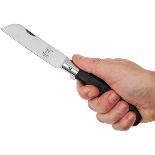 Нож Main Knives German line, ebony wood handle, sheepsfoot blade black