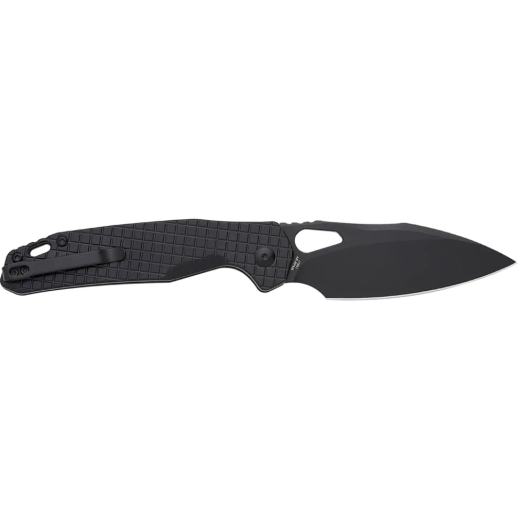 Нож CJRB Frack Black Blade, AR-RPM9, Steel handle Frag pattern