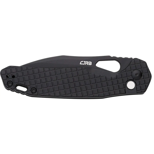 Нож CJRB Frack Black Blade, AR-RPM9, Steel handle Frag pattern