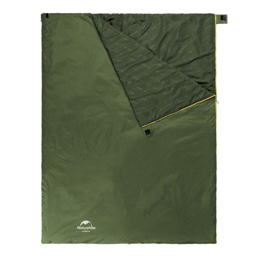 Спальный мешок Naturehike LW180 Mini NH21MSD04, левый, темно-зеленый