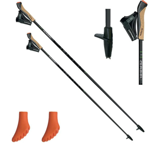 Палки для скандинавской ходьбы Gabel X-5 Black 120 (7009351141200)