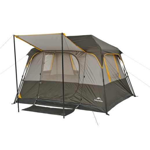 Палатка четырехместная Naturehike Cape Series 5.2 CNK2450WS037, серо-коричневая