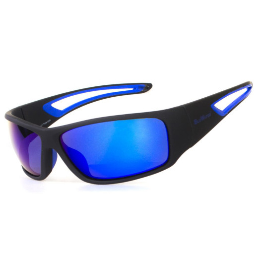 Очки BluWater Intersect-2 Polarized (G-Tech Blue) зеркальные синие