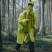 Дождевик-пончо легкий с рукавами Naturehike CNK2620FS011, L, зеленый