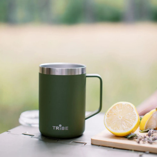 Термочашка Tribe Classic Mug 500 мл T-FA-0033, olive
