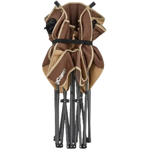 Кресло раскладное KingCamp Canna C20 Plus khaki/coffee