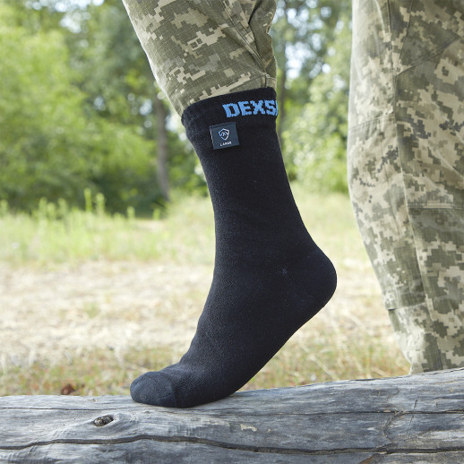 Водонепроницаемые носки DexShell Ultra Thin Socks DS663BLK M