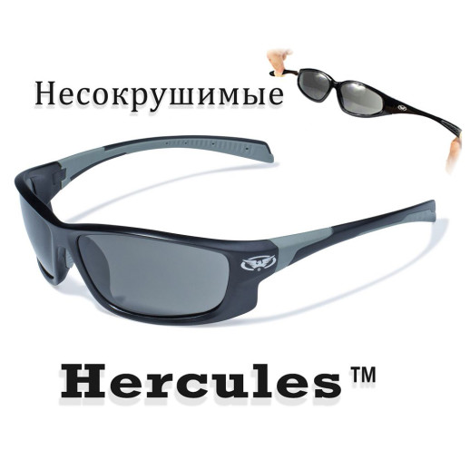 Очки Global Vision Hercules-5 (smoke) черные