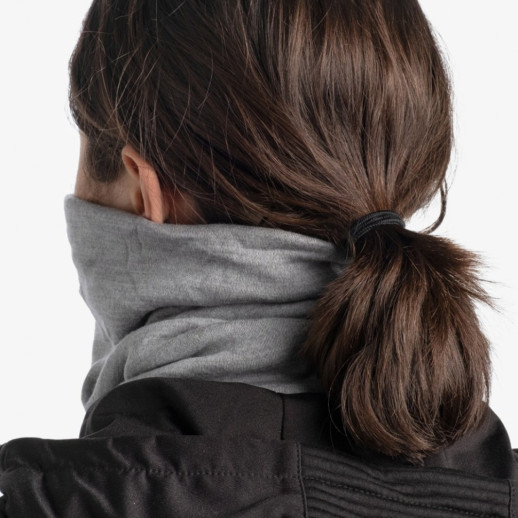 Шарф-труба Buff Heavyweight Merino Wool solid Light Grey