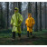 Дождевик-пончо легкий с рукавами Naturehike CNK2620FS011, L, оранжево-красный