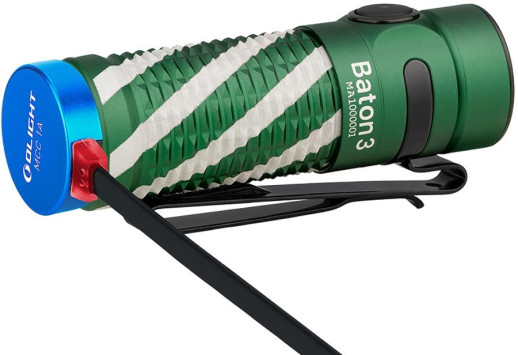 Фонарик Olight Baton 3, christmas green