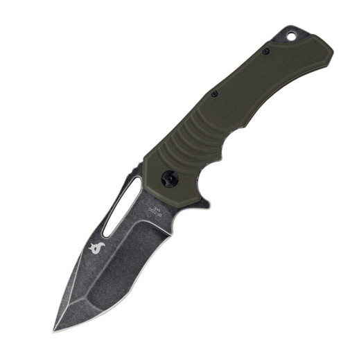 Нож Fox BlackFox Hugin olive BF-721G