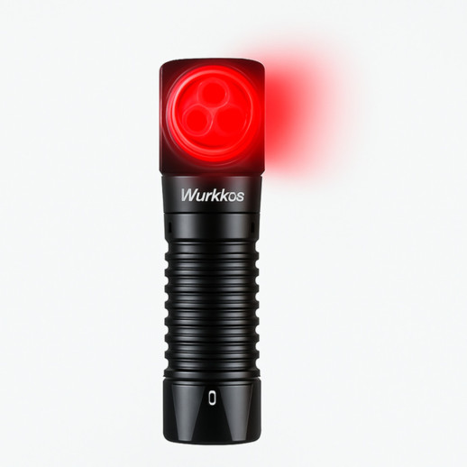 Фонарь налобный Wurkkos HD12 Rechargeable USB-C с красным светом