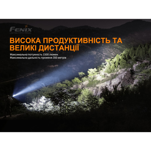 Тактический фонарь Fenix TK26R, 1500 люмен