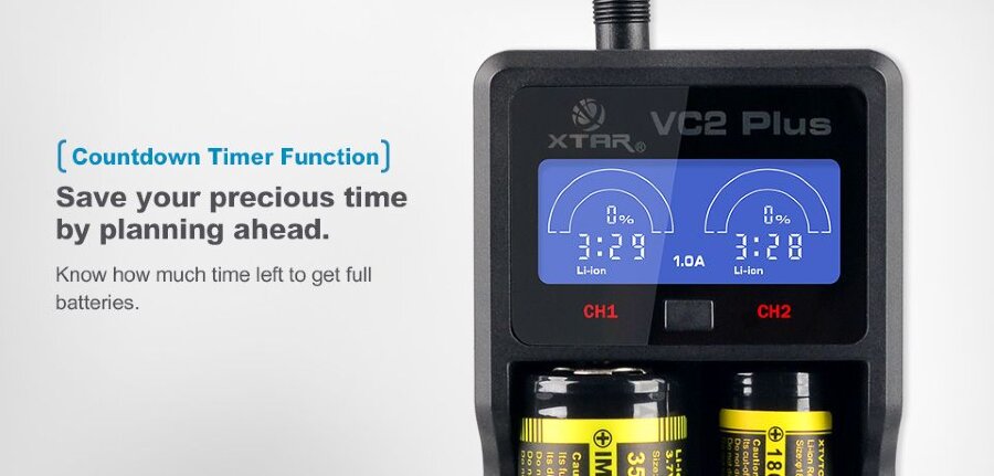 Зарядное устройство Xtar VC2 Plus Master 49662