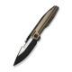 Нож складной туристический Weknife Reveille (9.7 см) Bohler M390 / Titanium бронзовый