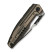 Нож складной туристический Weknife Reveille (9.7 см) Bohler M390 / Titanium бронзовый
