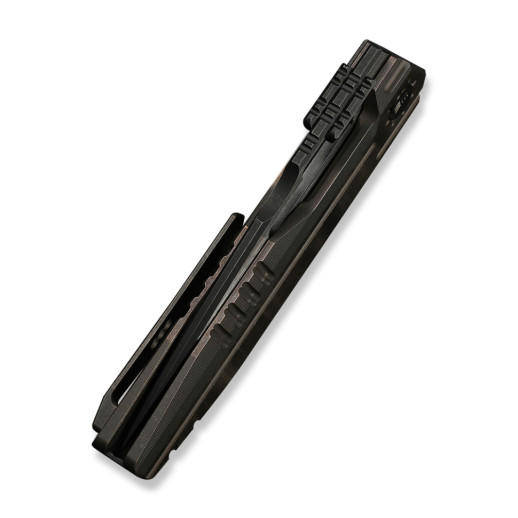 Нож складной туристический Weknife Reveille (9.7 см) Bohler M390 / Titanium бронзовый