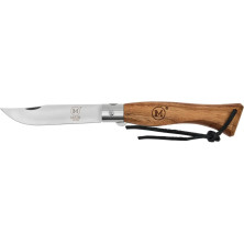 Нож Main Knives Italian line, dark walnut wood handle and PU loop brown