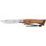 Нож Main Knives Italian line, dark walnut wood handle and PU loop brown
