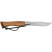 Нож Main Knives Italian line, dark walnut wood handle and PU loop brown