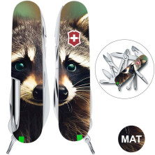 Складной нож Victorinox DELUXE TINKER ANIMAL Енот