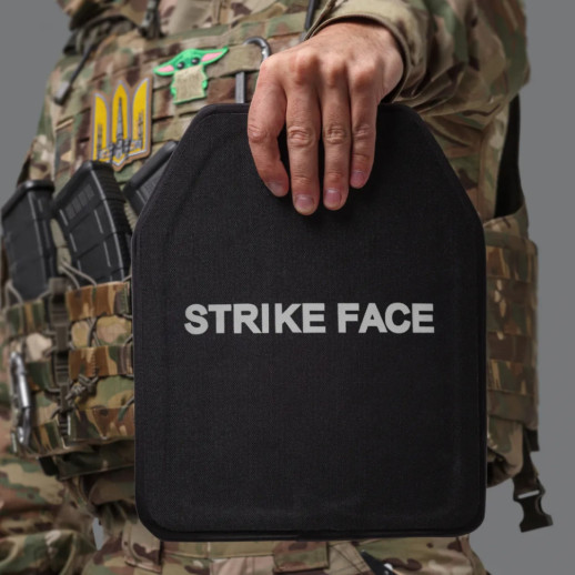 Комплект бронеплит керамических Ukrarmor 6 клас, 5,6 кг M (25х30 см.)
