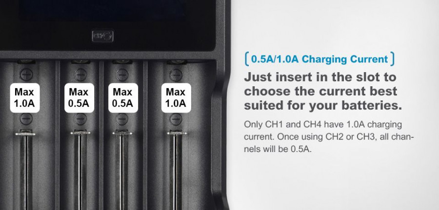 Зарядное устройство Xtar VC4 для Li-Ion/Ni-Mh/Ni-Cd 49683