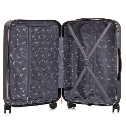 Чемодан Semi Line 24" (M) Black (T5722-3)
