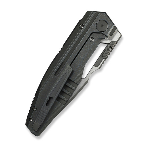 Нож складной туристический Weknife Reveille (9.7 см) Bohler M390 / Titanium оливково-серый