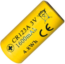 Батарейка литиевая Li-Ion CR123A / 16000 Nitecore 3V (1550mAh)