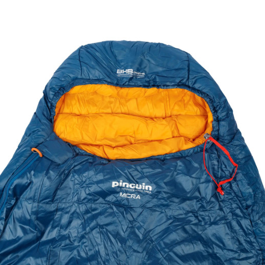 Спальный мешок Pinguin Micra (6/1°C), 195 см - Left Zip, Blue (PNG 230352) 2020