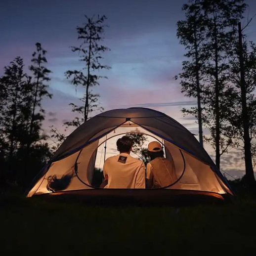 Палатка трехместная Naturehike CNK2300ZP024, коричневая