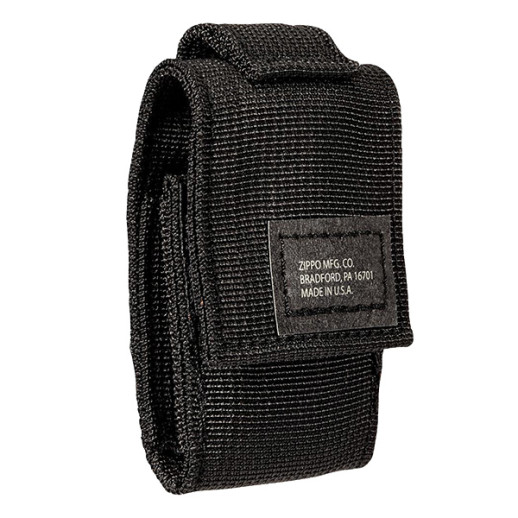 Зажигалка Zippo Blk Crackle Ltr Tactical Pouch Black GS (49402)