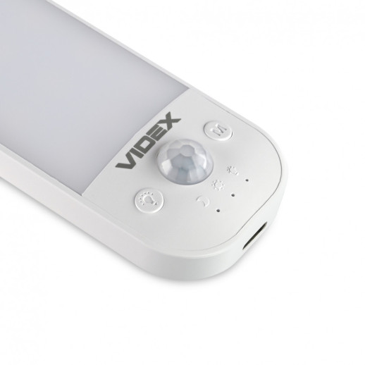 Светильник аккумуляторный с датчиком движения VIDEX VL-NL014W-S