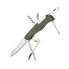 Нож Partner HH032014110OL, olive, 9 инструментов