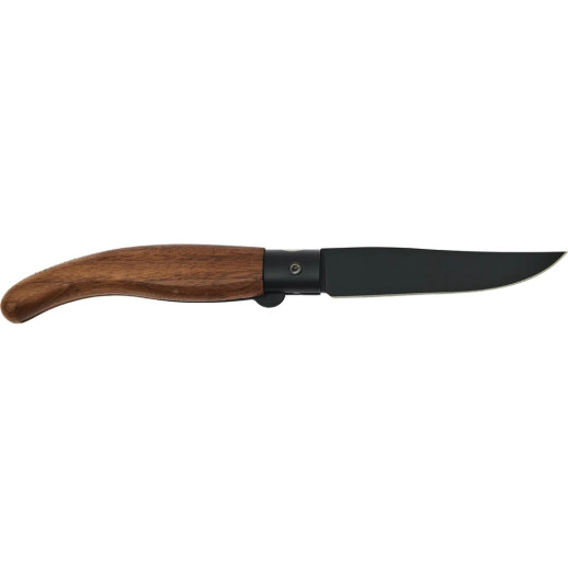 Нож Main Knives Spanish line, walnut wood handle and black titanium coating on t brown